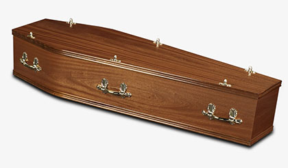 Coffin from Walsh Funerals